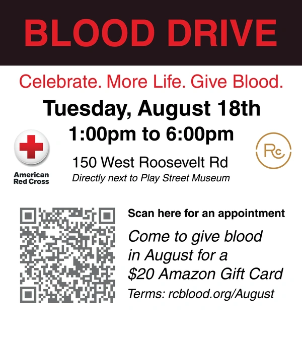 Blood Drive with American Red Cross