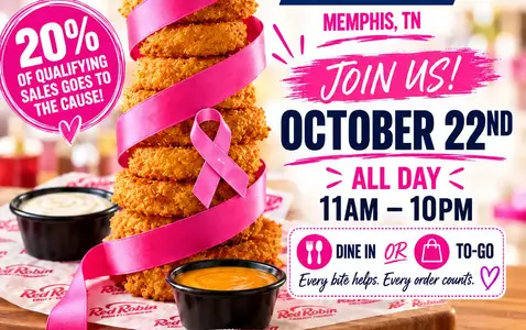 Red Robin Dine Out for Men Wear Pink thumbnail