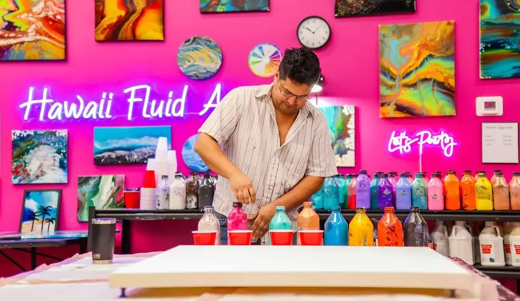 Hawaii Fluid Art: April Events