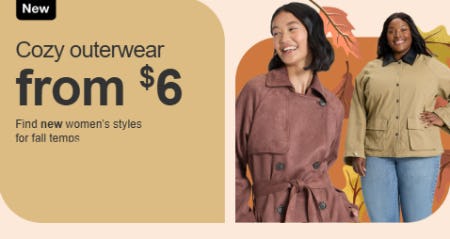 Cozy Outwear From $6
