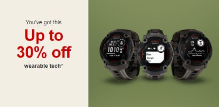 Up to 30% Off Wearable Tech