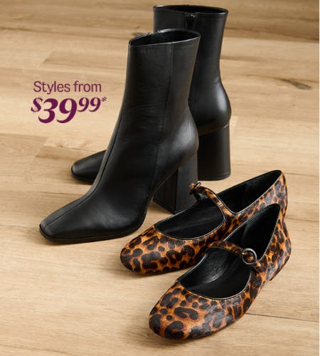 New Shoes from $39.99