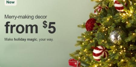 Merry-Making Decor From $5