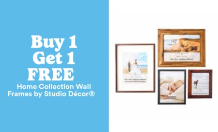 Buy 1, Get 1 Free Home Collection Wall Frames by Studio Décor