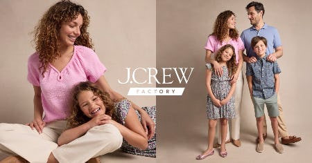 Up to 60% Off Storewide at J.Crew Factory!