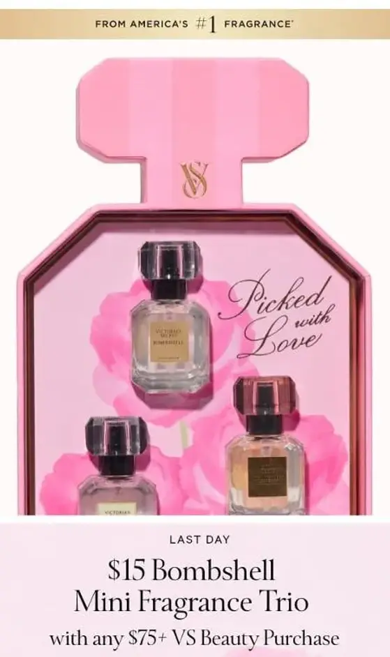 mini perfume 豪華3点セット Cherry Hill Mall ::: $15 Bombshell Mini Fragrance Trio