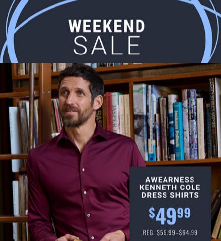 Awearness Kenneth Cole Dress Shirts $49.99