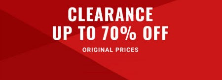 Clearance Up to 70% off Original Prices