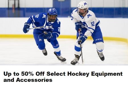 Up to 50% Off Select Hockey Equipment and Accessories