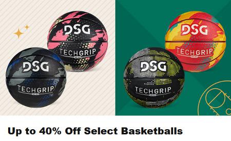Up to 40% off Select Basketballs