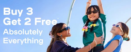 Buy 3, Get 2 Free Absolutely Everything