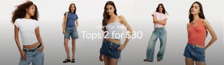 Tops 2 For $30
