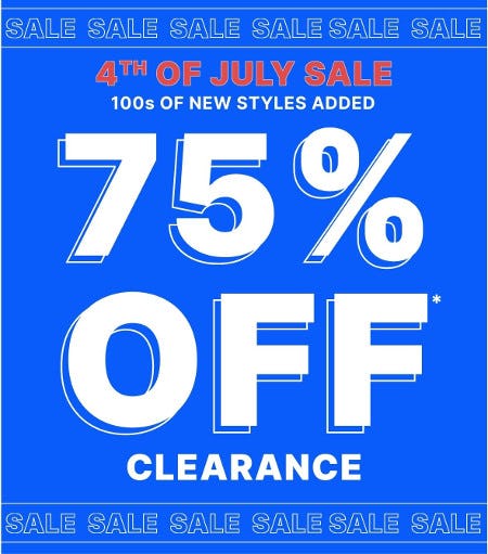 4th of July Sale