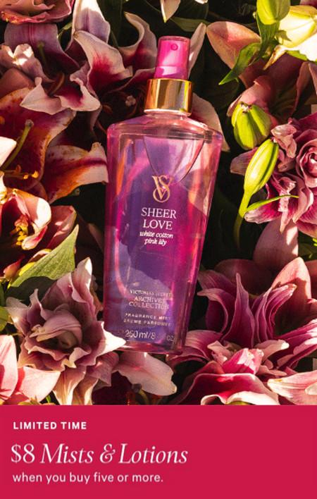 $8 Mists and Lotions When You Buy Five or More