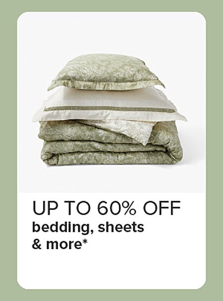 Up to 60% Off Bedding, Sheets & More