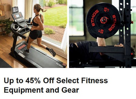 Up to 45% Off Select Fitness Equipment and Gear
