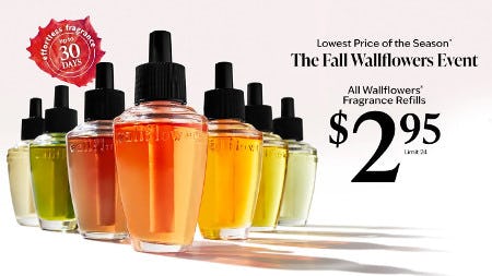 All Wallflowers Fragrance Refills $2.95