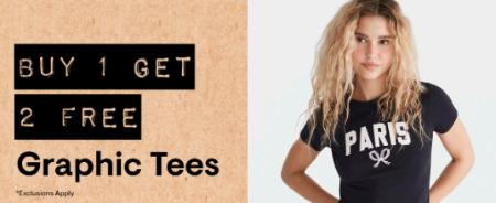 Buy 1, Get 2 Free Graphic Tees