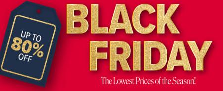 Black Friday: Up to 80% off