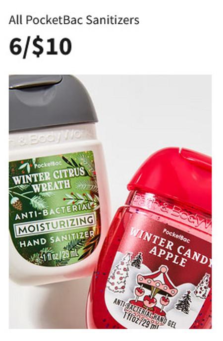 All PocketBac Sanitizers 6 for $10