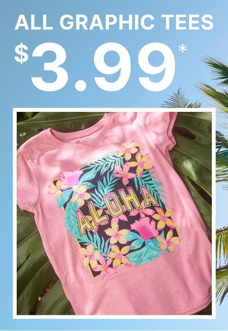 All Graphic Tees $3.99