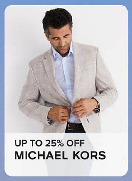 Up to 25% Off Michael Kors