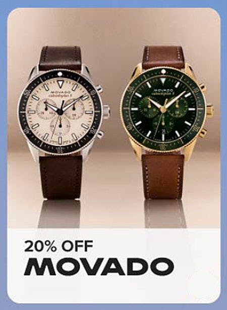 20% Off Movado