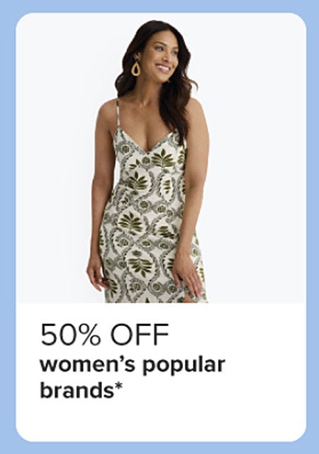 50% Off Women's Popular Brands