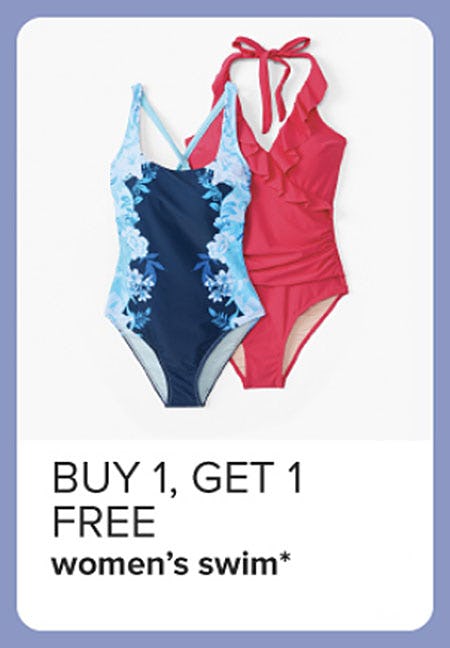 Buy 1, Get 1 Free Women's Swim