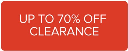 Up to 70% Off Clearance