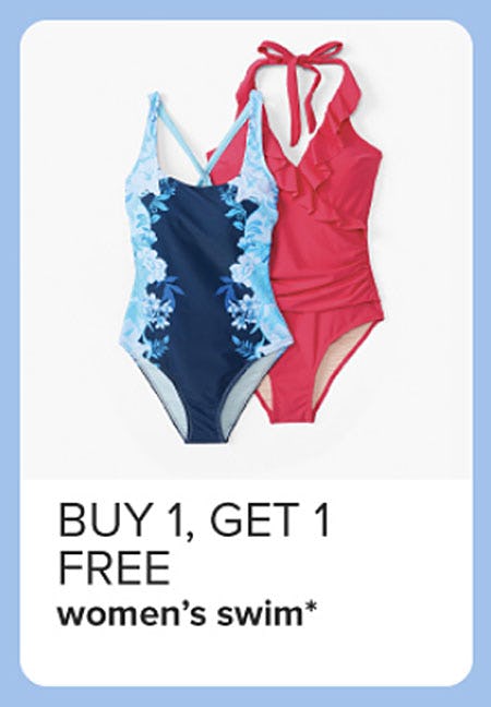 Buy 1, Get 1 Free Women's Swim
