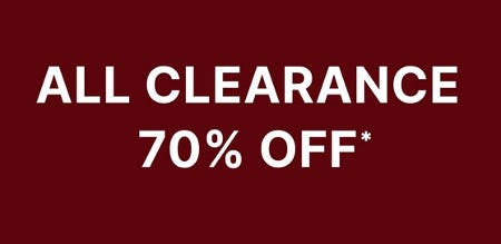 All Clearance 70% off