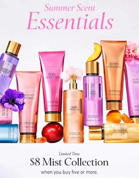 $8 Mist Collection When You Buy Five or More