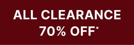 All Clearance 70% off