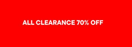 All Clearance 70% off