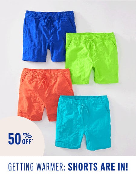 50% off Shorts