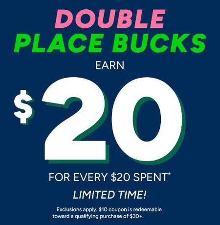 Double Place Bucks