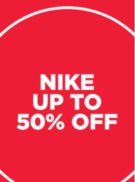 Nike Up to 50% off