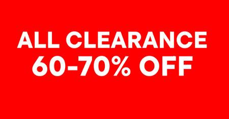 All Clearance 60-70% off