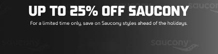 Up to 25% off Saucony