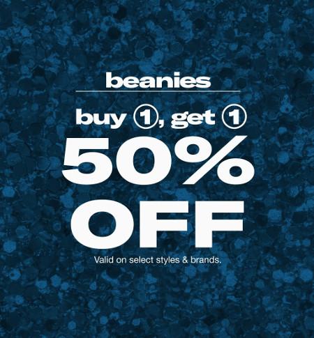 Beanies Buy 1, Get 1 50% off
