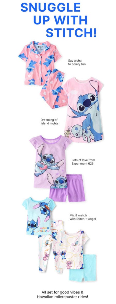 Introducing New Disney Stitch PJs