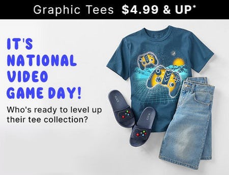 Graphic Tees $4.99 and Up