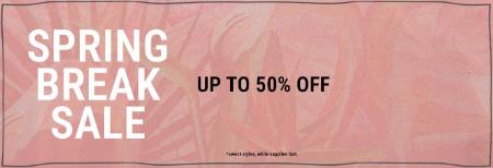 Spring Break Sale Up to 50% Off