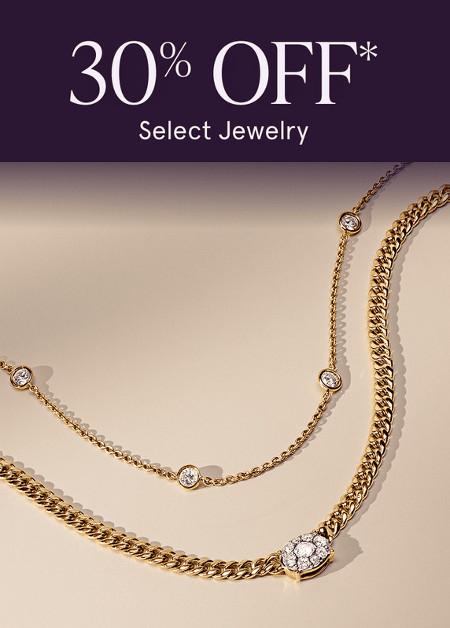 30% off Select Jewelry
