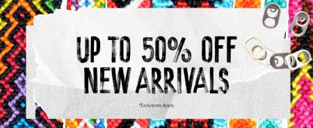 Up to 50% Off New Arrivals