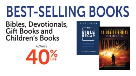 40% Off Best - Selling Books