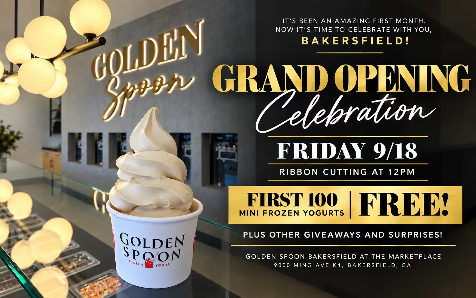 Golden Spoon Grand Opening Celebration