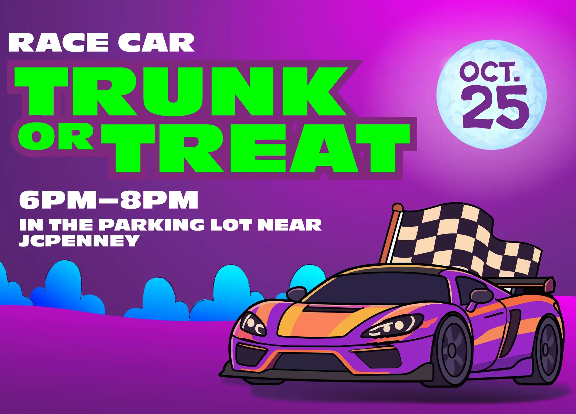 Race Car Trunk or Treat Grand Central Mall is where you’ll find the area’s best events. Click the learn more button to see a complete list of events! 