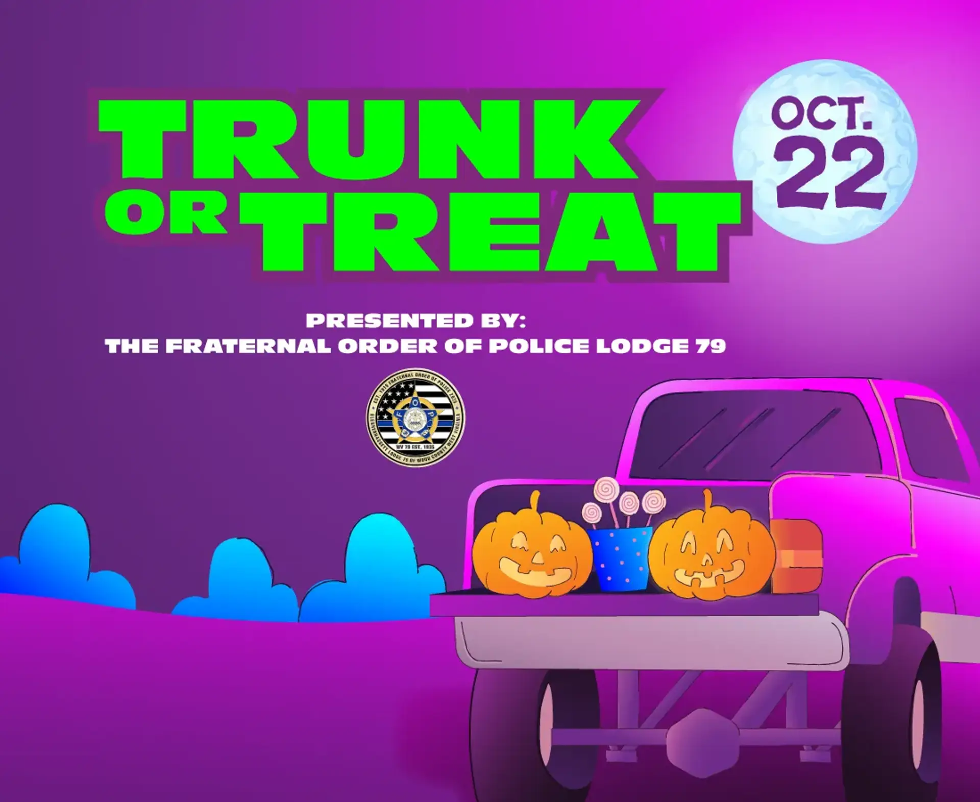 Trunk or Treat Grand Central Mall is where you’ll find the area’s best events. Click the learn more button to see a complete list of events! 